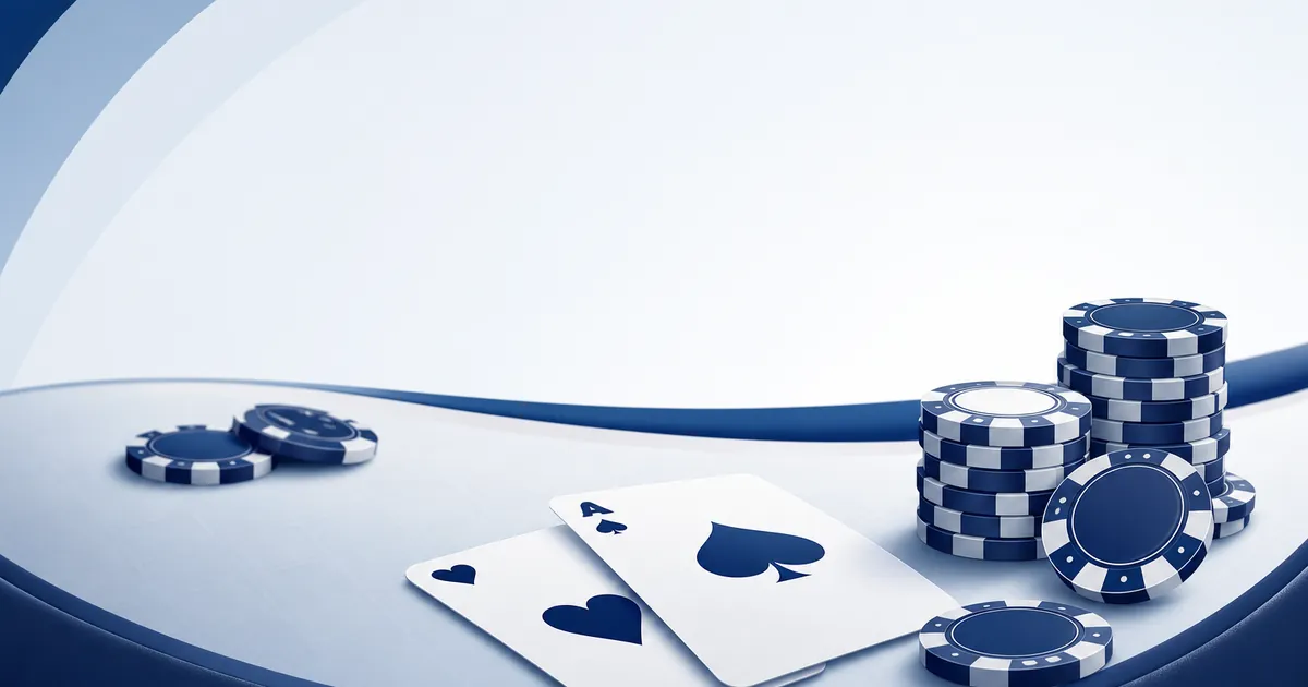 Illustration av bordsspelet blackjack på nätcasino.